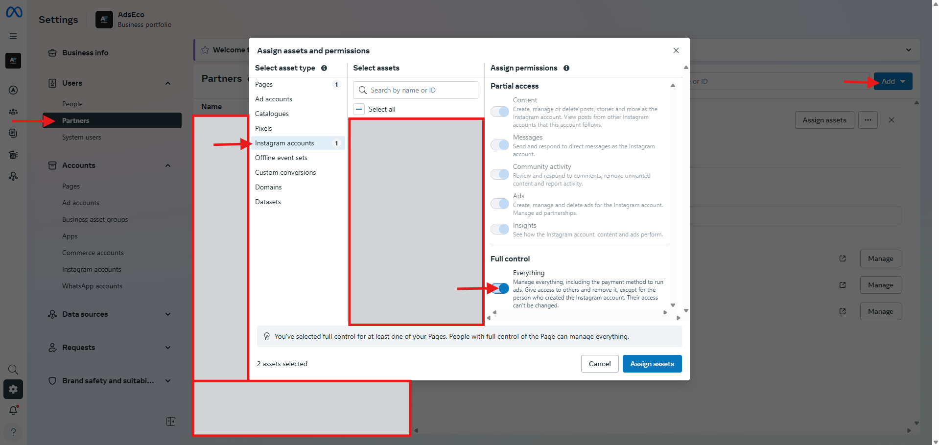 Meta Instagram Partner Access